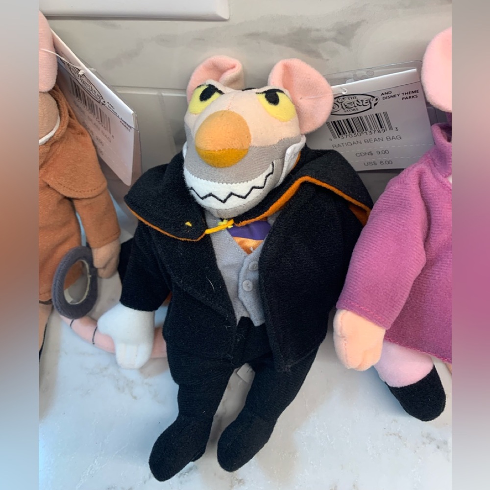 NEW Disney The Great Mouse Detective Plush Set Toy - Picture 4 of 8